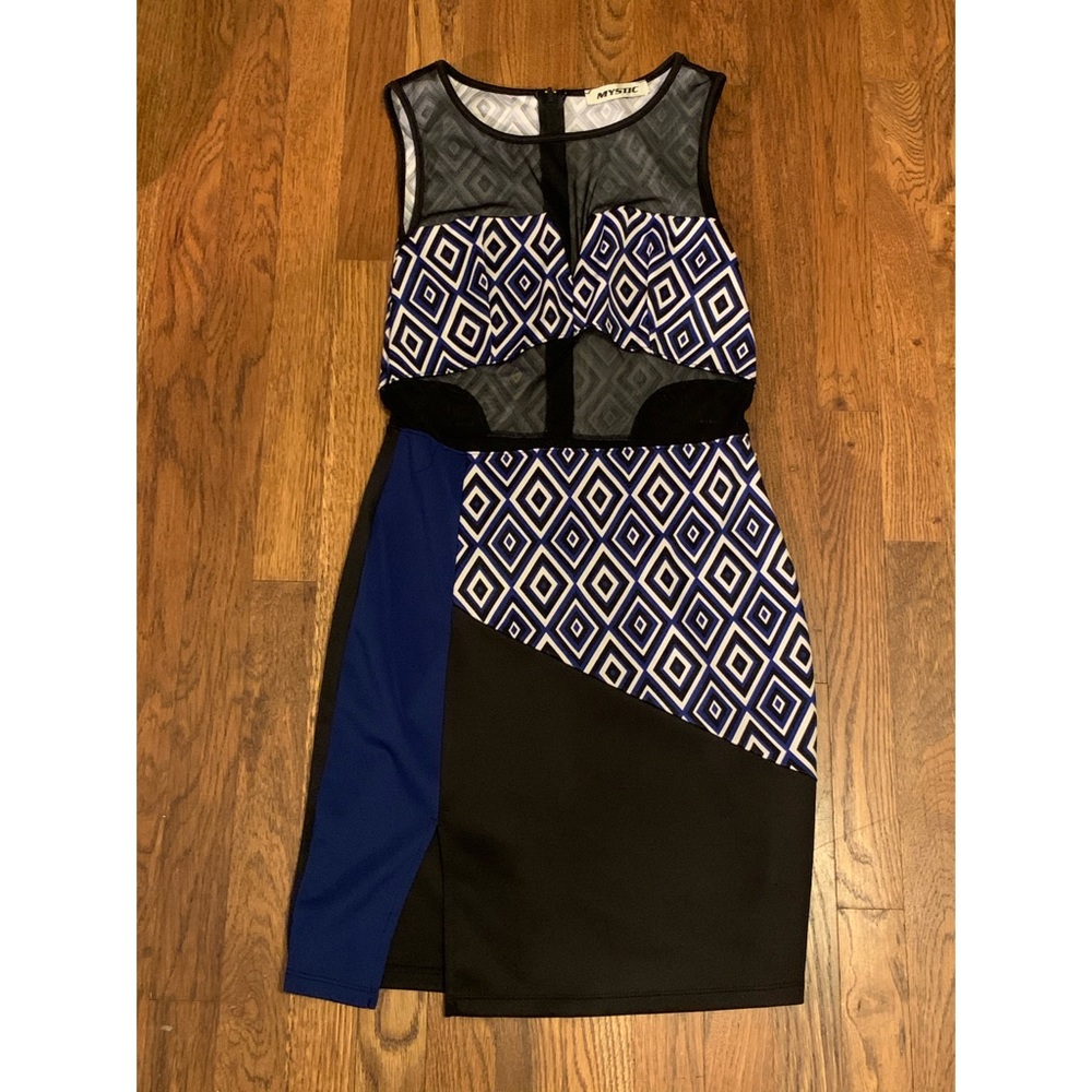 Geometrical mini dress